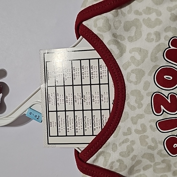 6-9m NFL AZ Cardinals Girl's Onesie Set - Picture 5 of 8